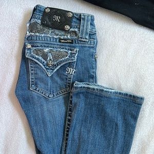 low rise miss me jeans